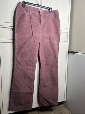 ☀️ St. John's Bay Mauve Corduroy Wide-Leg Jeans